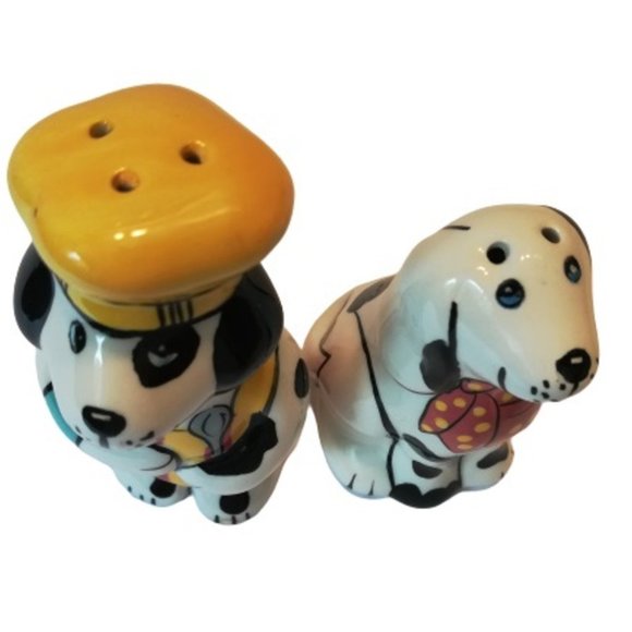 Dalmation Chef Novelty Salt & Pepper Shakers - Picture 5 of 9